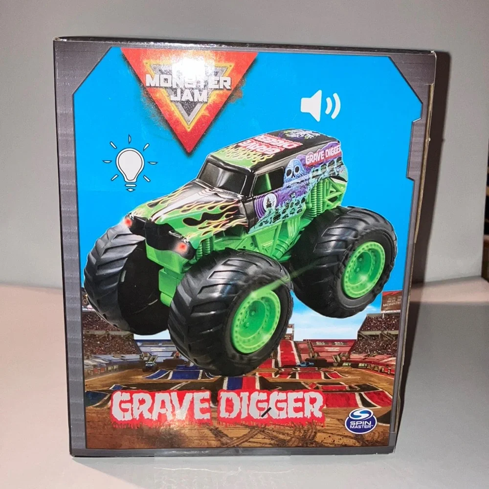 Grave Digger Green‎ and Black Toy Monster Truck